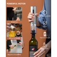 thumbnail image 2 of Juego de abridores de vino eléctrico CIRCLE JOY 5 en 1 con cortador de papel, 2 of 7