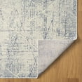 thumbnail image 6 of Lr Home Brooke 2'8" x 3'10" Blue Abstract Waterproof Non-Slip Machine Washable Indoor Area Rug, 6 of 10