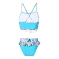 thumbnail image 2 of YONGHS Kids Girls Bikini Suit Swimwear Spaghetti Straps Vest Top with Bottom Set  2-10 Blue 10, 2 of 6