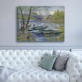 thumbnail image 4 of Epic Graffiti 'Fishing In Spring, The Pont De Clichy' by Vincent Van Gogh, Giclee Canvas Wall Art, 54"x40", 4 of 8