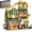 Matcha Latte Green, variant on Shopping Mall Street View Building Blocks, Modular City Architecture Model, Creative Collectible Brick Set for Adults, Home Decor Display Birthday Gift (713 PCS)