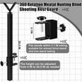 thumbnail image 3 of 360 Degree Rotating Y Shape Rest For Tree Stands With Height Adjustment Portable Outdoor Tree Stand Aiming Platform, 3 of 8