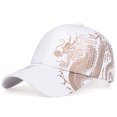 thumbnail image 4 of Gorra de béisbol con estampado de dragón de estilo chino, gorra elegante y moderna para hombres y mujeres, gorra de béisbol de hip hop moderna para hombres y mujeres, 4 of 4