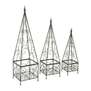 Alluring Set Of 3 Metal Trellis
