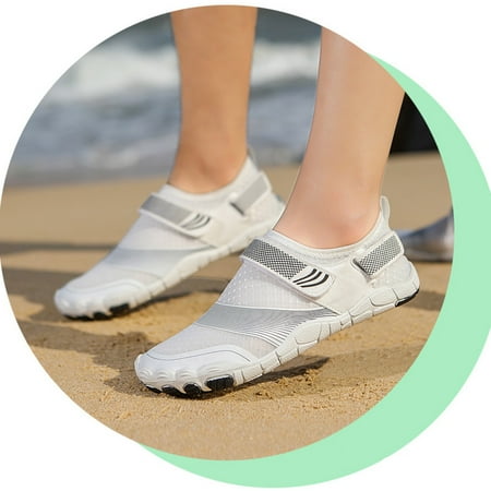 

Cathalem Fashion Outdoor Leisure Non Slip Swimming Womens Platform Star Sneaker Lace up Fashion Comfortable Walking Shoes Grey 8.5