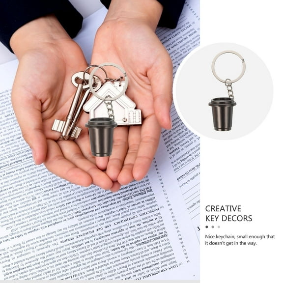 LABRIMP 2Pcs Tool Shaped Key Rings Metal Key Rings Assorted Color For Important Occasions