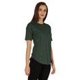 thumbnail image 2 of Inkmeso Coupe Régulière Col Rond Uni pour Femmes Manches Courtes Décontractées Tee-Shirt Doux, 2 of 6
