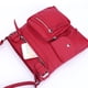 thumbnail image 4 of Bolsa De Hombro Bolsos cruzados para mujer PU duradero con cremallera para el ocio diario (rojo) Ehuebsd Para Estrenar, 4 of 6