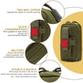 thumbnail image 3 of Organisateur Durable de Fournitures d'Urgence Sac de Premiers Soins Portable Capacité Multi-Poches Camping Randonnée Accessoires Pochette de Rangement Suspendue Urgence Taille, 3 of 8