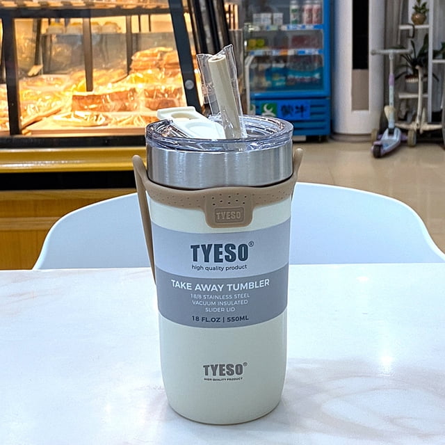 Taza de café helada de 550ml/710ml, taza portátil para té y café, a prueba de fugas para viajes al aire libre