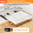 thumbnail image 3 of Organizador extraíble para gabinete PXRACK, extensible de 13.6 a 24" , paquete de 2, 3 of 9