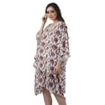 thumbnail image 6 of Moomaya Georgette Ladies Kaftan Holiday Loungewear Midi Dress Beach Coverup, 6 of 6