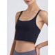thumbnail image 4 of Sujetador deportivo para mujer, de doble capa, con espagueti cruzado, inalámbrico, acolchado, para correr, gimnasio, 4 of 7