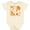 Natural, variant on Inktastic Peach Fruit Party Boys or Girls Baby Bodysuit