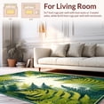 thumbnail image 2 of ODIKA 8'x10' Machine Washable Non-Slip Area Rug, Bold Vibrant Shapes High Traffic Rug, Green, 32378, 2 of 7