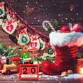 thumbnail image 4 of Navidad-Calendario de Adviento de Papá Noel, alce, muñeco de nieve, decoración de Navidad, adorno, regalo de Año Nuevo, calendario de Cuenta atrás, 4 of 4