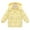Yellow, variant on Girls Zipper Puffer Jacket, Hooded Warm Windproof Mid-length Kids Winter Coats Yellow Size 6