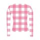 thumbnail image 4 of RKSTN Women's Long Sleeve Ribbed Knitted Shirts Oversized Crewneck Plaid Print Slim T Shirts Top Womens Casual Plus Size Round Neck Checkered Printed Stretch Loose Comfy Tee Fall Spring Clothes, 4 of 7
