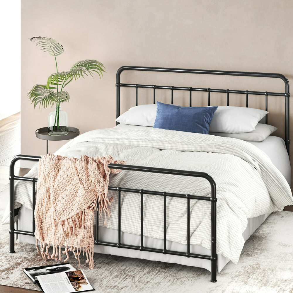 Zinus Florence 40” Metal Platform Bed Frame, Full, Black - Walmart.com