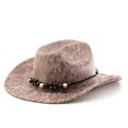 thumbnail image 2 of LILIYA Cowboy Hat,Cowgirl Hat,Western Cowboy Hats for Women/Mens/Straw Casual with Shapeable Wide Brim Cowboy UV Protection Hat, 2 of 5