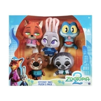 Disney’s Zootopia 2 3 inch Mystery Tails 5-Pack Mini Plush - Toys for Kids and Preschoolers