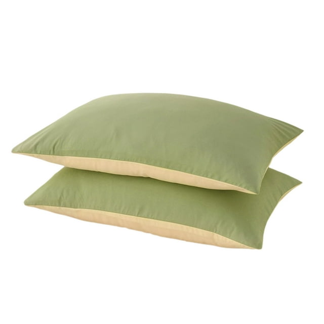Set Of 2 Pillow Shams With Envelope Closure Pillowcase Pillow Covers Standard Size Soft Breathable