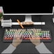 thumbnail image 5 of mecánic juegos con cable RGB retroiluminado USB Passthrough Efectos de iluminación LED Controles multimedia Computadora Computadora Máqu Tapa de tecla cuadrada blanca Yotijar Teclado mecánico, 5 of 10
