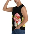 thumbnail image 3 of Pofeuu Hello Summer Gnome Print Men's Muscle T-Shirt, Sleeveless, Muscle Tank, Classic Muscle Tee Top For Men Casual Sleeveless Muscle T-Shirt Trendy Clothes-3X-Large, 3 of 7
