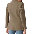 thumbnail image 3 of Womens Solid Color Casual Blazers Open Front Long Sleeve Work Office Jackets Blazer Coat, 3 of 5