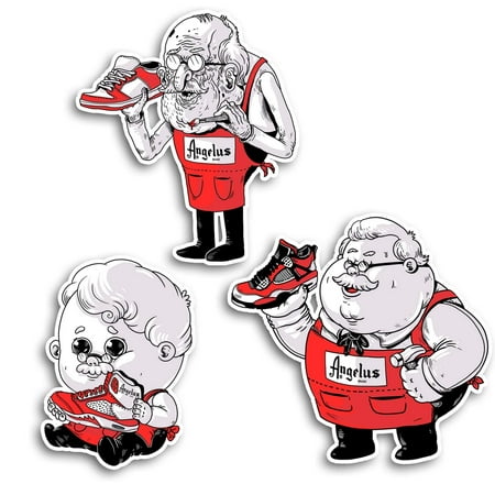 UPC: 0086366090053 | Angelus Sticker Pack Pack of 3 Old School Series