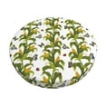 thumbnail image 3 of Picia Corn And Butterflies pattern Round Stool Covers Comfy Seat Covers Stretch Removable WashableChair Slipcover Round Bar Chair Cushion Cover-13 inch, 3 of 7