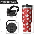 thumbnail image 4 of Christmas 30oz Handheld Travel Tumbler with Handle – Double Wall Stainless Steel Insulated Cup, Flip Straw Lid, Leak-Proof & BPA-Free for Hot and Cold Drinks – Durable Coffee & Juice Mug Black, 4 of 7