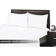 thumbnail image 4 of 6 Flat Sheet White T-200 Percale Hotel Linen (Available in Bulk/Dozens) (, 66x108 Inches), 4 of 5