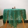 thumbnail image 2 of Green Tablecloths Vintage Crochet Tablecloth Table Cover Lace Doilies for Home Wedding Party Decoration, 2 of 5