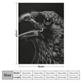 thumbnail image 4 of Orinice Bird Theme Warm Lightweight Soft Fleece Blanket for All Seasons - Throw Blanket for Living Rooms Sofa Decor Cow Gifts - Super Soft Blanket for Bed - Multiple Sizes Available 60x80in, 4 of 6