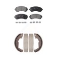 thumbnail image 1 of Transit Auto Front Rear Ceramic Brake Pads and Drum Shoes Kit for Car 2001-2005 Pontiac Aztek KTN-100170, 1 of 11