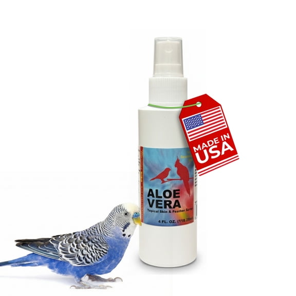 Morning Bird Aloe Vera Bird Spray for Skin and Feather Care, 4 fl oz
