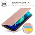 thumbnail image 5 of SaniMore for iPhone 15 Pro Max 6.7" 2023 Case, Prumiem PU Leather Wallet Kickstand Cover Magnetic Flip Design Card Slots Shockproof Anti-drop TPU Full Body Protective Shell, Rosegold, 5 of 10