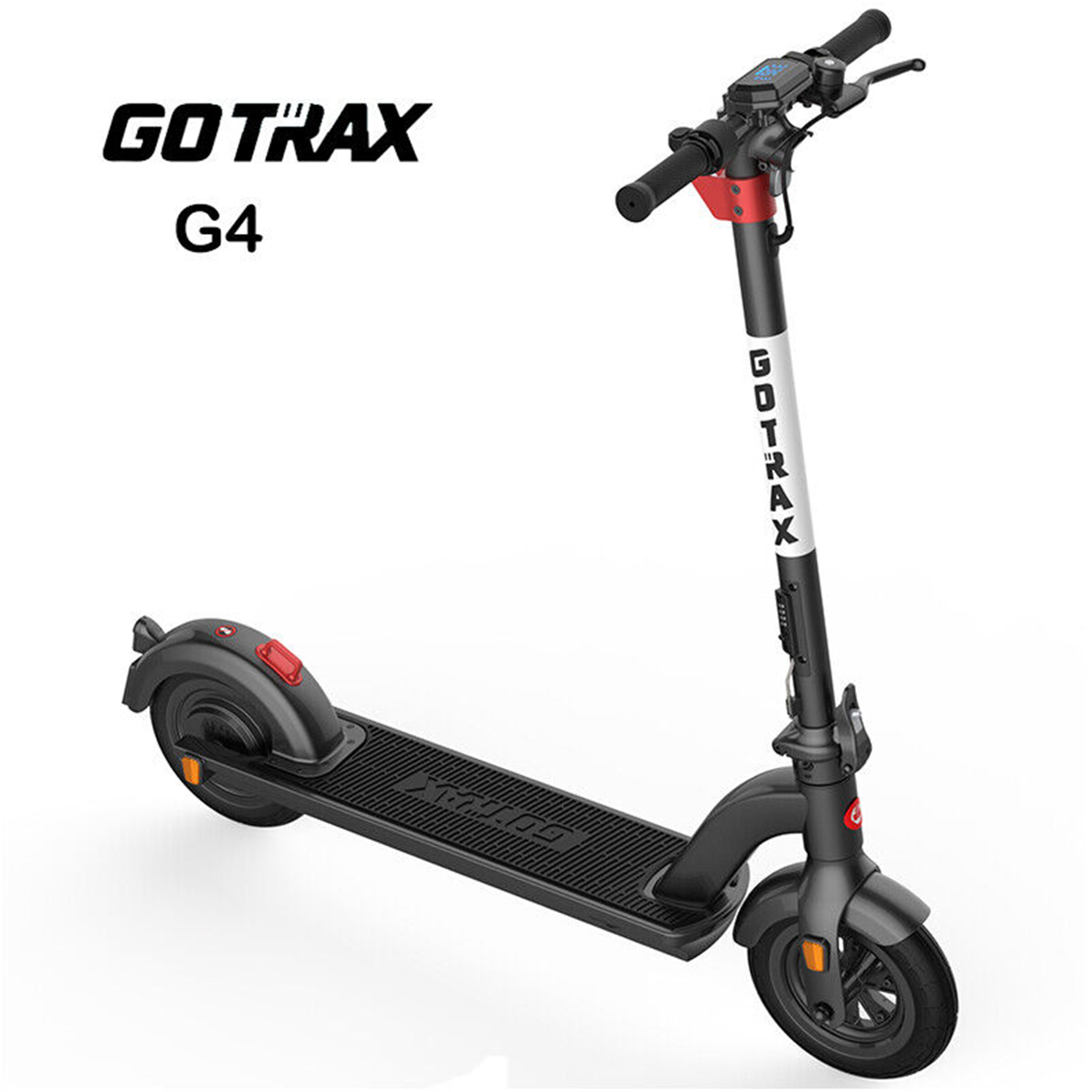 GOTRAX G4 Adult Electric Scooter, 10inch Tires 20MPH, 25mile Range, Folding Frame and 2 Gear Speed Commuter E-Scooter for Adult - image 5 of 12