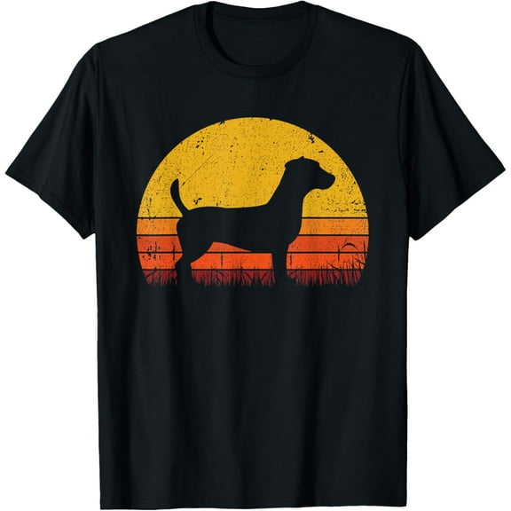 Retro Jack Russell Terrier Shirt Vintage Jack Russell T-Shirtmen and women can wear, black, white, gifts.S,M,L,XL,2XL,3XL,2213XL