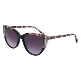BALLY サングラス BY0034-H-01T-53 BLACK【Lady's】 Bally™ BY0034-H Cat-Eye Sunglasses | EyeOns.com