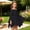Black, variant on Girls Renaissance Dress Off Shoulder Pirate Fairy Halloween Outfit Flowy Dresses Bell Sleeve Ruffle Details Tie Straps Medieval Outfit for Party