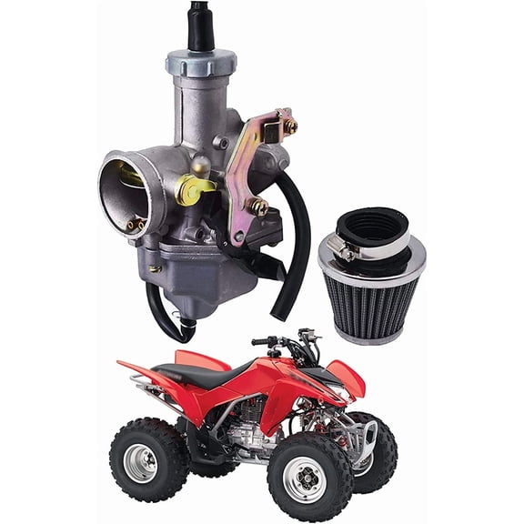 ALL-CARB Carburetor Carb Replacement for Honda Fourtrax Sportrax TRX200 TRX200SX TRX200D TRX250EX with Air Filter