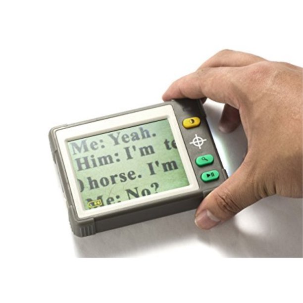 mustcam 3.5inch handheld mobile portable video digital magnifier electronic reading aid with