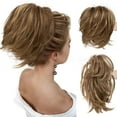 thumbnail image 2 of Natural Look Hair & Extensions Messy Bun Hair Piece With Bendable Metal Wire 8 Inch Clip For Women Straight Hair Bun & Ponytail ExtensionHuman Hair Clip In Ponytail Ext, 2 of 4