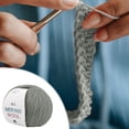 thumbnail image 2 of Wool Hand-woven Medium Coarse Scarf Hat Overcoat Wool Merinoss Wool Wool Cashmeres Yarn, 2 of 6