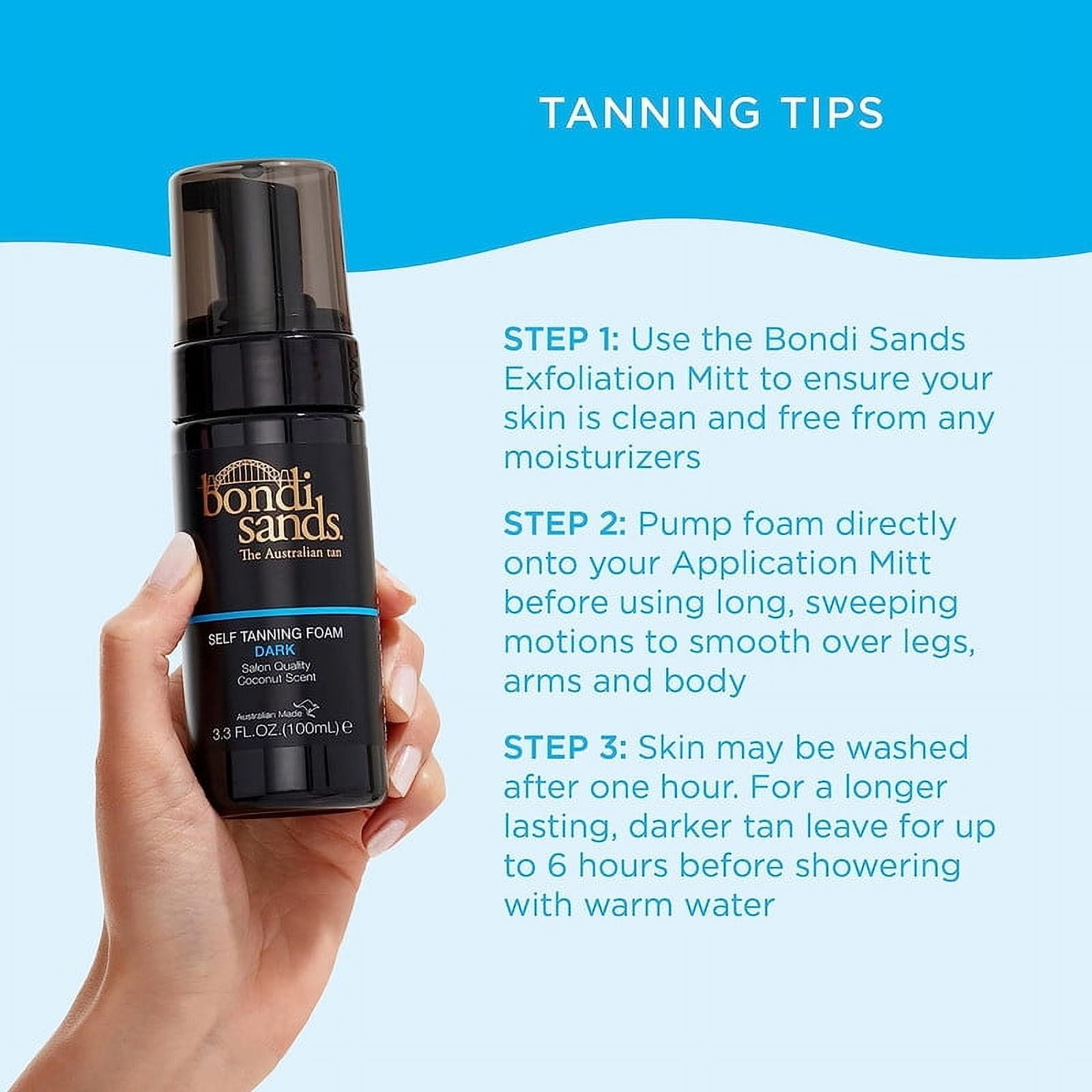 Bondi Sands Dark Self Tanning Foam with Aloe Vera and
