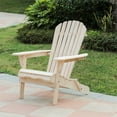 thumbnail image 2 of LuxenHome Chaise Adirondack en Bois Non Fini, 2 of 17