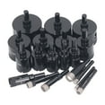 thumbnail image 1 of Hole Saw Kit, Brazed Hole Saw Cutter Kit 19Pcs  For Marble, 1 of 8
