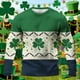 thumbnail image 4 of Camisa de Día de San Patricio Hombres de Manga Larga de Manga Larga Cuello Redondo Tops Casuales para Fiesta Festival Vacaciones Viajes Calle Uso Diario Camisetas de Hombre Casual Estiloso Verano, 4 of 6